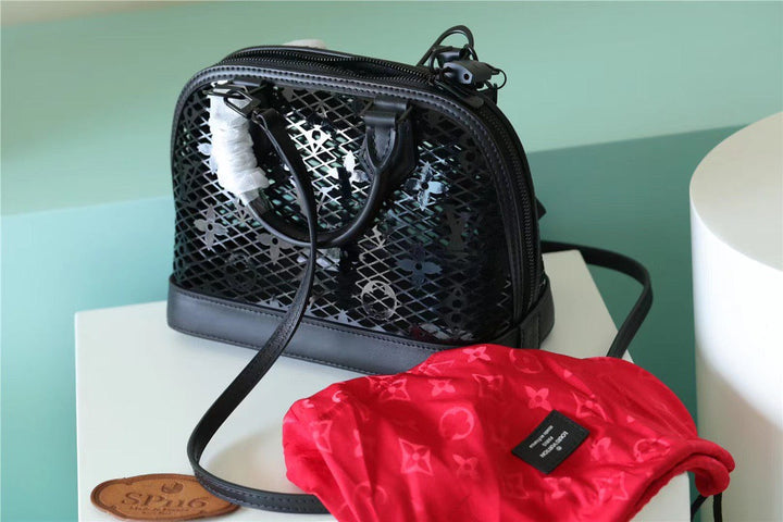 Louis Vuitton Alma PM Monogram Black  Handbags, Shoulder And Crossbody Bags