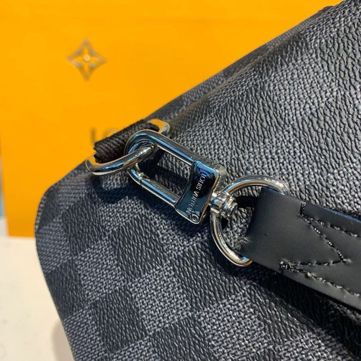 Louis Vuitton Avenue Sling Bag Damier Graphite Canvas Blue For Men, Bags, Crossbody Bags