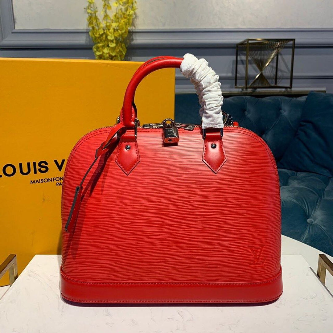Louis Vuitton Alma PM Epi Red  Handbags, Shoulder And Crossbody Bags