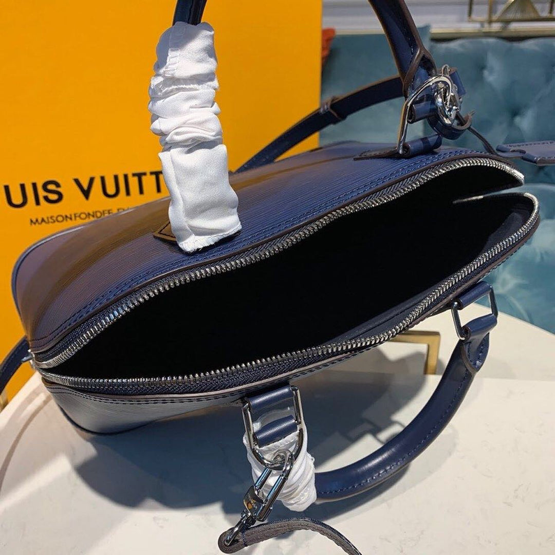 Louis Vuitton Alma PM Epi Navy Blue  Handbags, Shoulder And Crossbody Bags