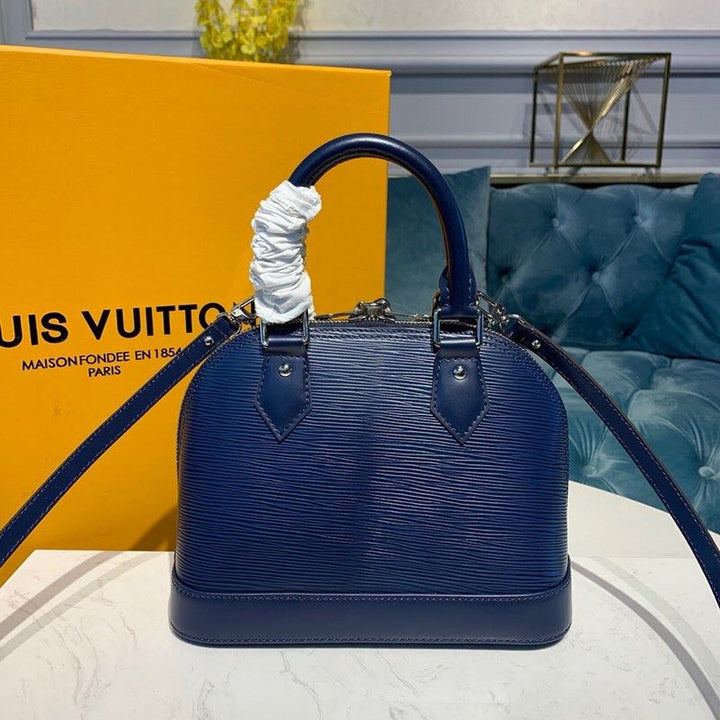 Louis Vuitton Alma BB Epi Indigo Blue  Handbags, Shoulder And Crossbody Bags