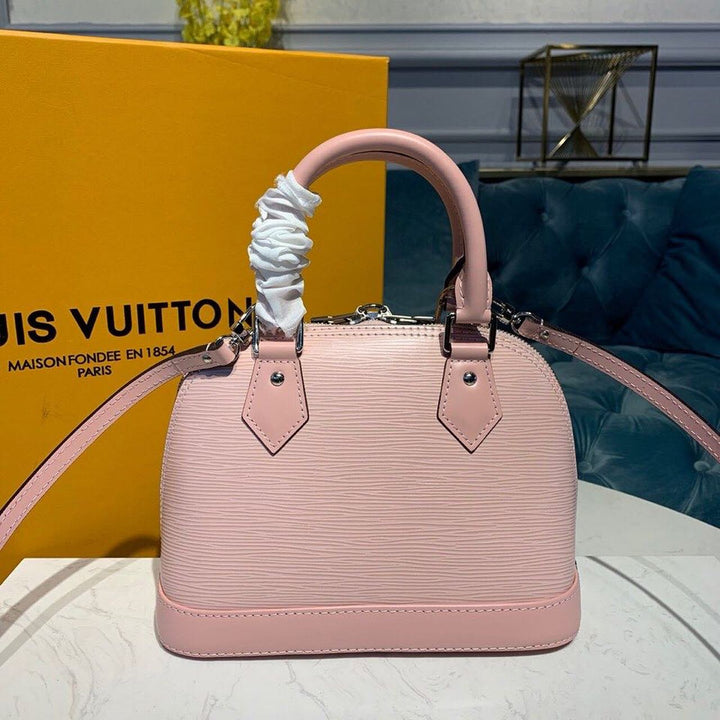 Louis Vuitton Alma BB Epi Rose Ballerine Pink  Shoulder And Crossbody Bags