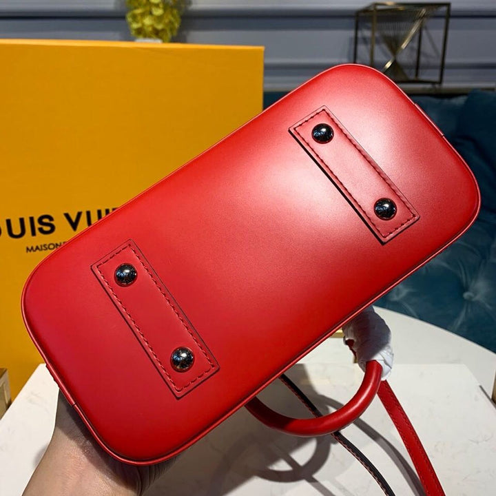 Louis Vuitton Alma BB Epi Coquelicot Red  Handbags, Shoulder And Crossbody Bags