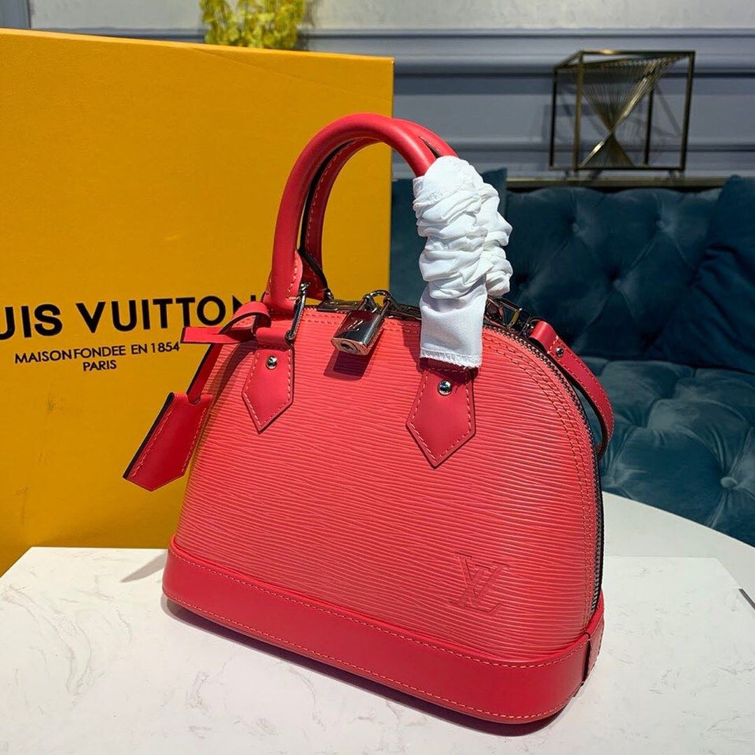 Louis Vuitton Alma BB Epi Hot Pink  Handbags, Shoulder And Crossbody Bags