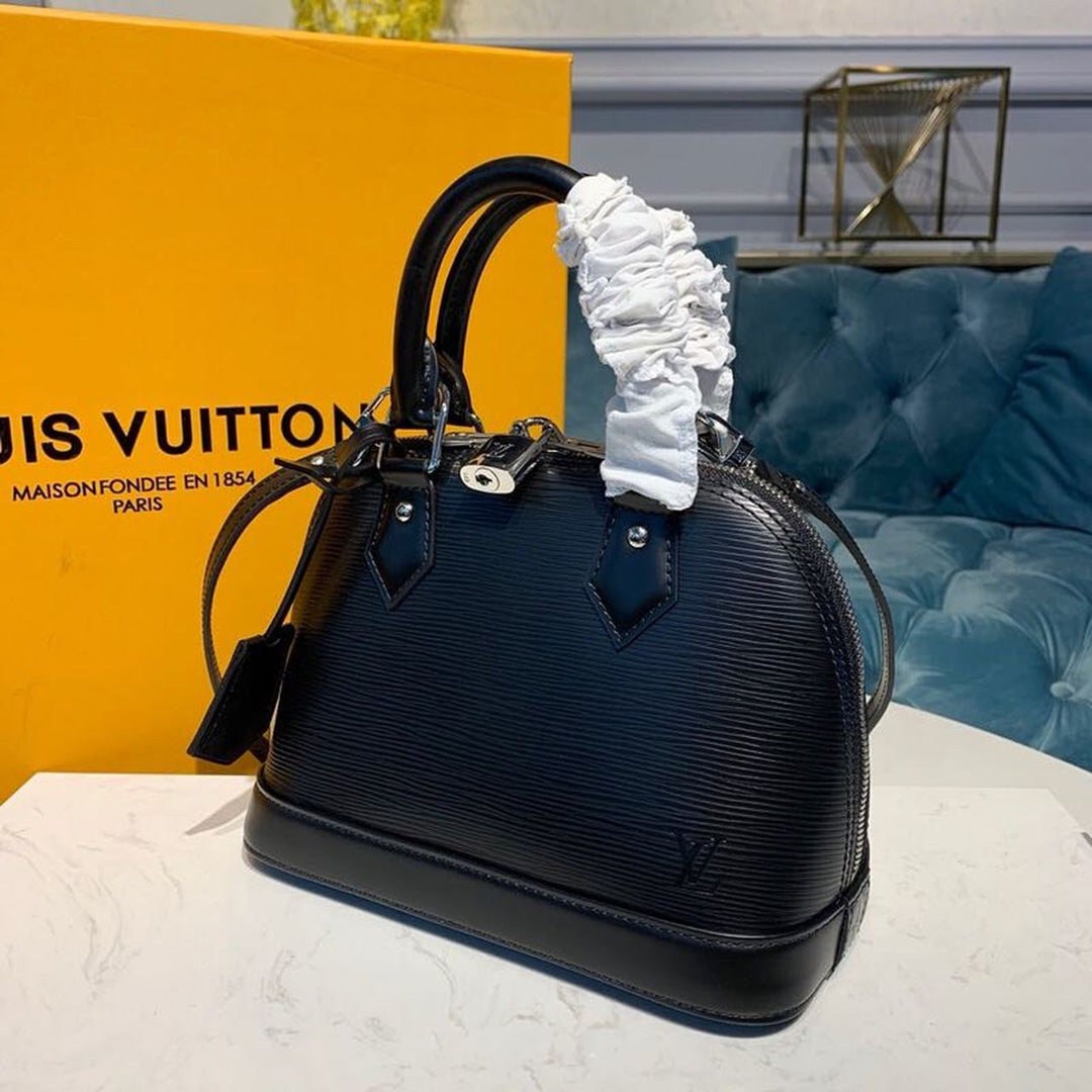 Louis Vuitton Alma BB Epi Black  Shoulder And Crossbody Bags