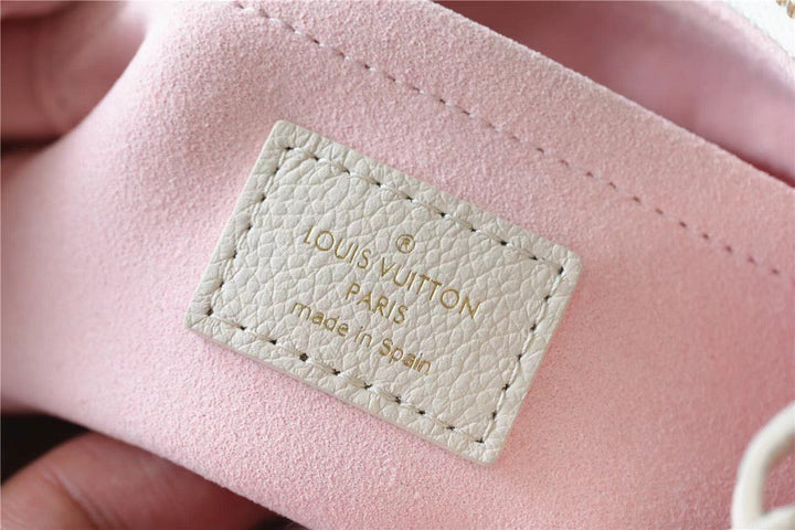 Louis Vuitton Bagatelle BB Monogram Empreinte Beige / Pink / Yellow  Shoulder And Crossbody Bags