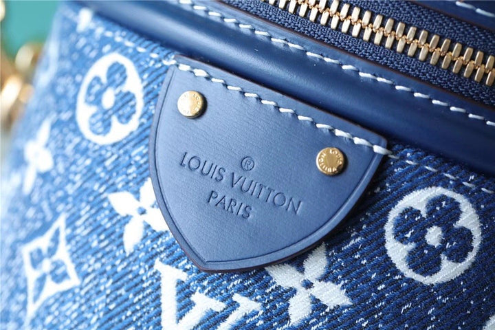 Louis Vuitton Cannes Monogram Denim By Nicolas Ghesquiere  Bags, Shoulder And Crossbody Bags 6.7in/17cm Louis Vuitton