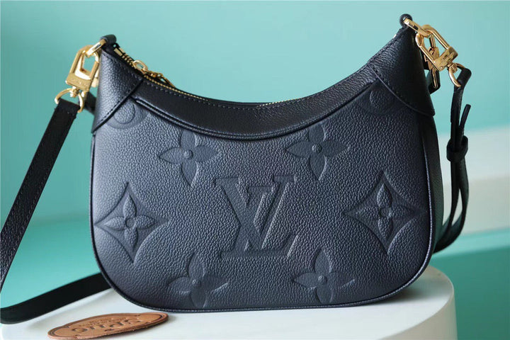 Louis Vuitton Bagatelle Monogram Empreinte Black  Shoulder And Crossbody Bags