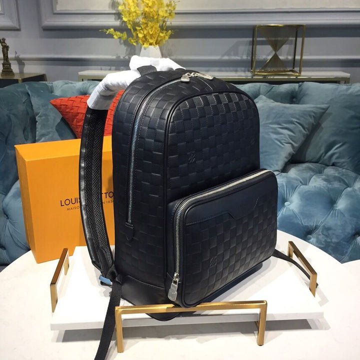 Louis Vuitton Campus Backpack Damier Infini Onyx SiLouis Vuittoner For Men, Bags 39cm Louis Vuitton N40306