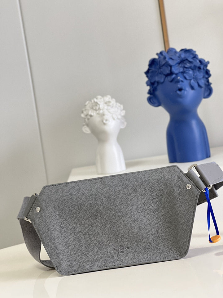 Louis Vuitton Aerogram Slingbag Grey For Men, Bags