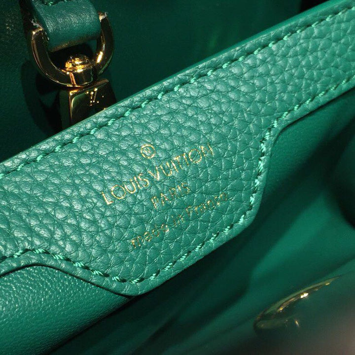 Louis Vuitton Capucines BB Taurillon And Python Green  Shoulder And Crossbody Bags 10.6in/27cm Louis Vuitton