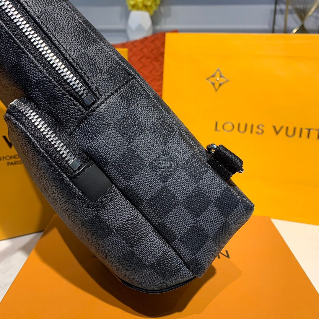 Louis Vuitton Avenue Sling Bag Damier Graphite Canvas For Men, Bags, Shoulder And Crossbody Bags