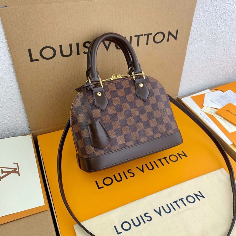 Louis Vuitton Alma BB Damier Ebene Canvas  Handbags, Shoulder And Crossbody Bags