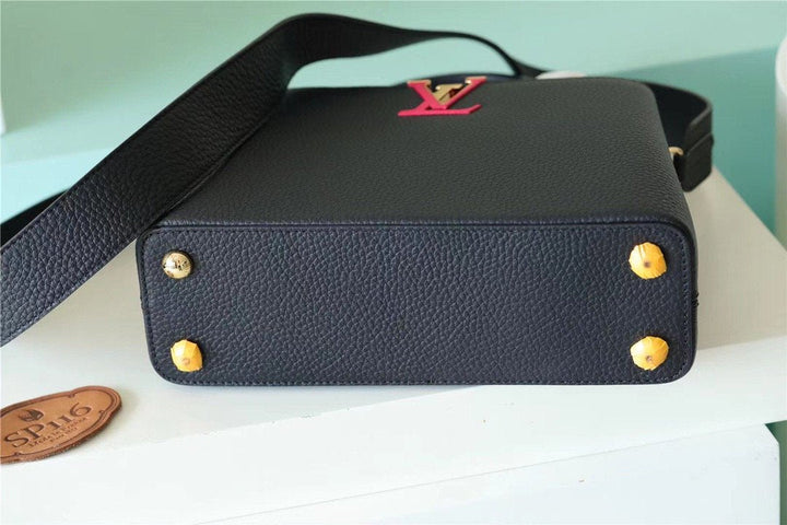 Louis Vuitton Capucines BB Taurillon Black/ Rose Berlingot  Bags, Shoulder And Crossbody Bags 10.6in/27cm Louis Vuitton