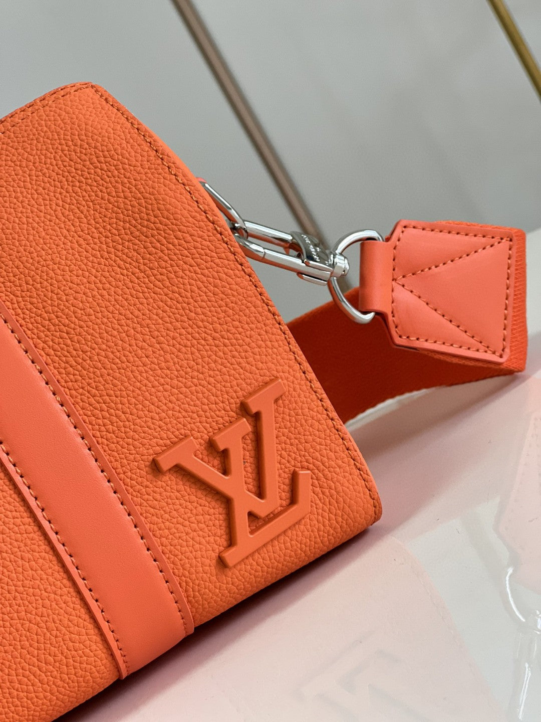 Louis Vuitton City Keepall Aerogram Orange For Men, Bags, Shoulder And Crossbody Bags