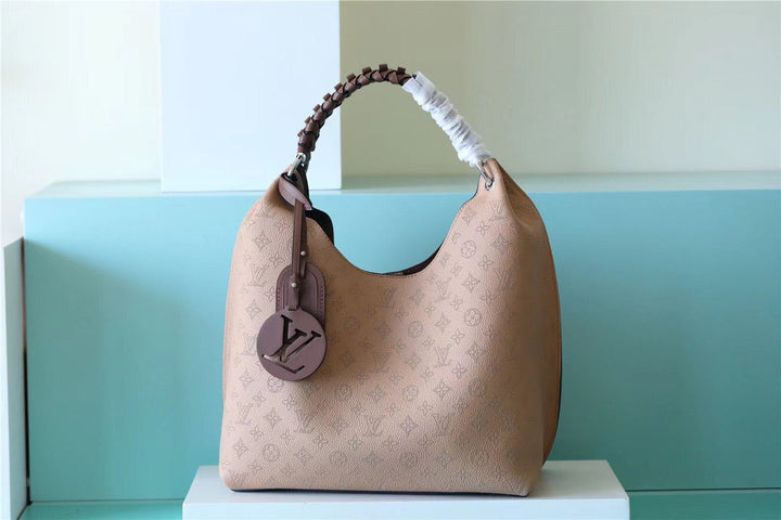LV Carmel Hobo Bag Mahina Galet For Women, Women’s Handbags, Shoulder Bags And Crossbody Bags 13.8in/35in LV