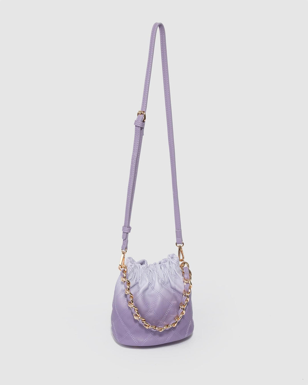 Ombre Lilac Pippa Chain Handle Bucket Bag