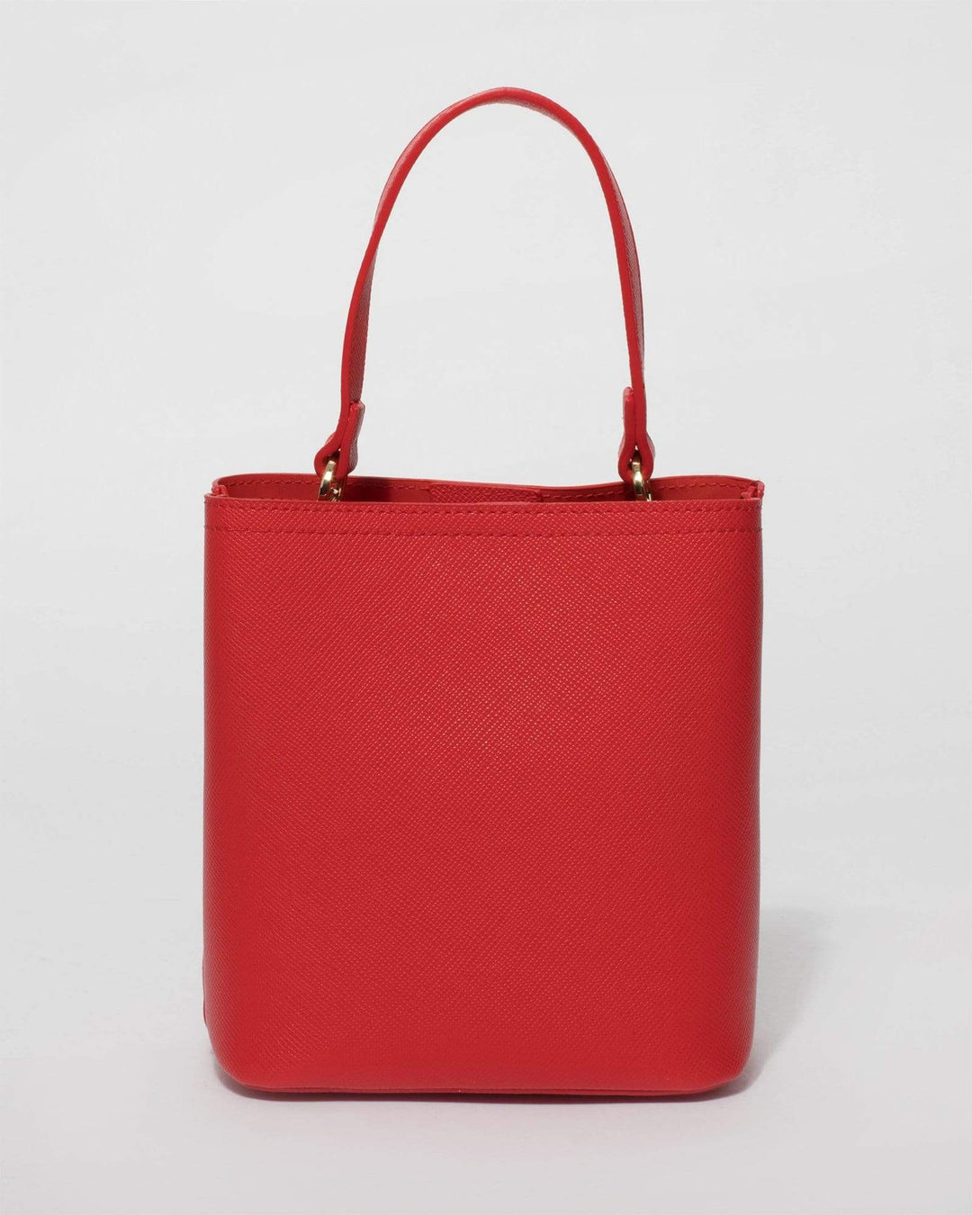 Red Melanie Bucket Bag