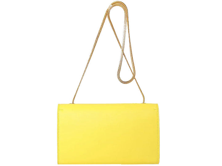 Yves Saint Laurent Small Monogramme Bag In Original Leather Yellow