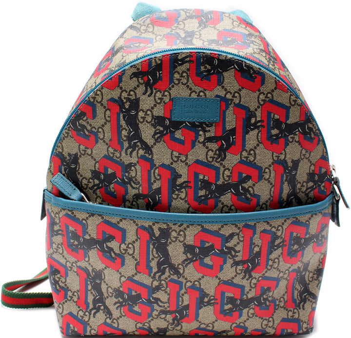 271327 Gucci Supreme Kids Backpack