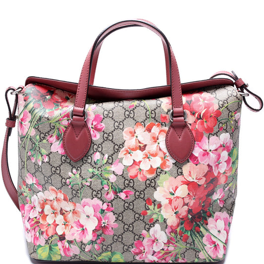429147 Gucci Blooms Fold Over Tote