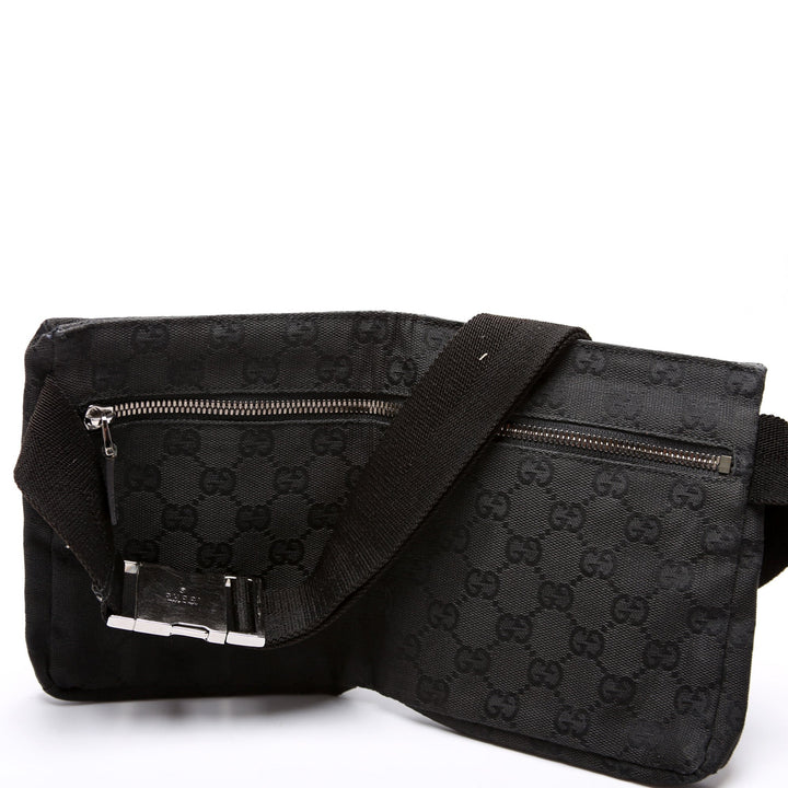 28566 Gucci Canvas Waist Bag