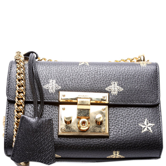 432182 Padlock Bee Star Leather Small