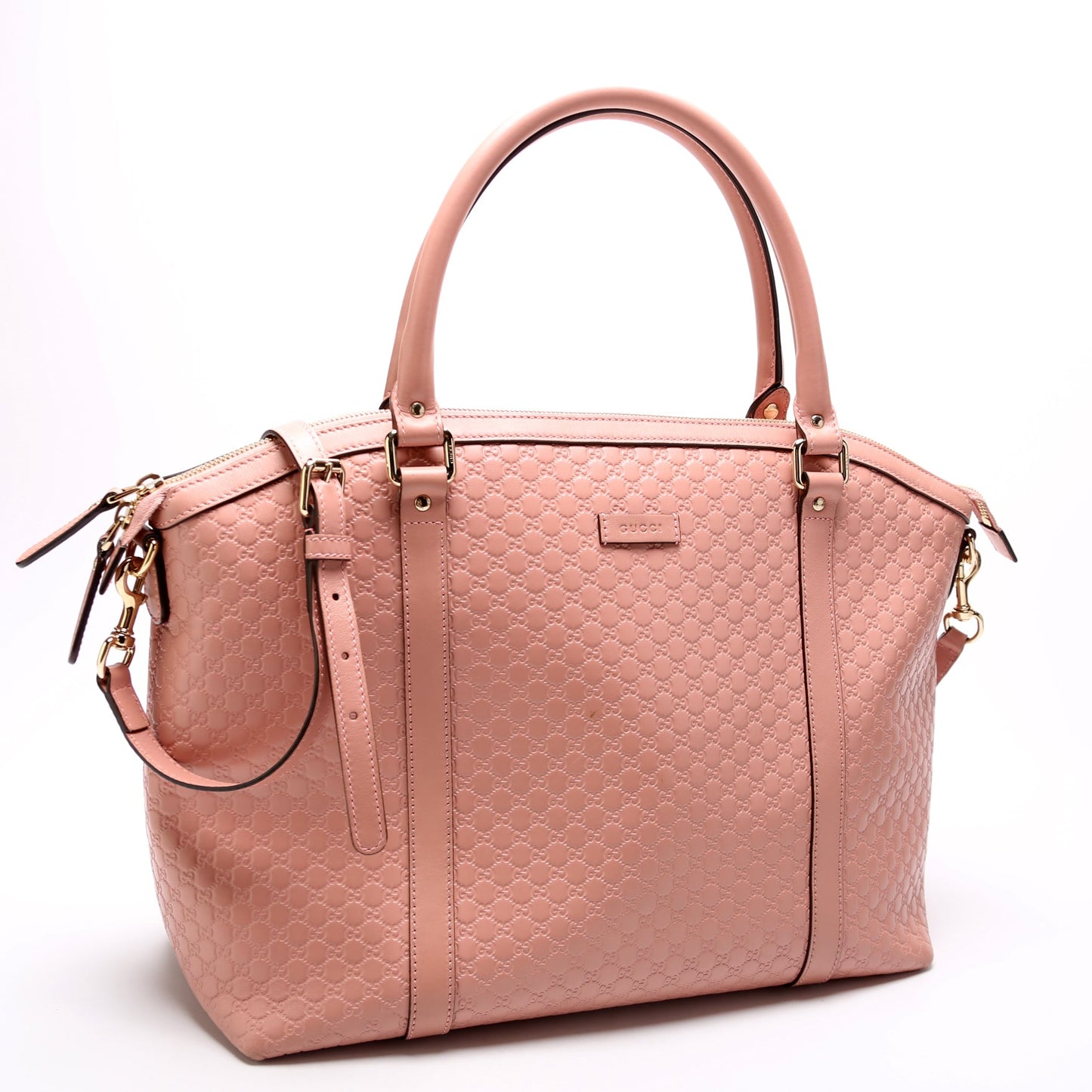 449658 Soft Micro Guccissima Large Dome Satchel