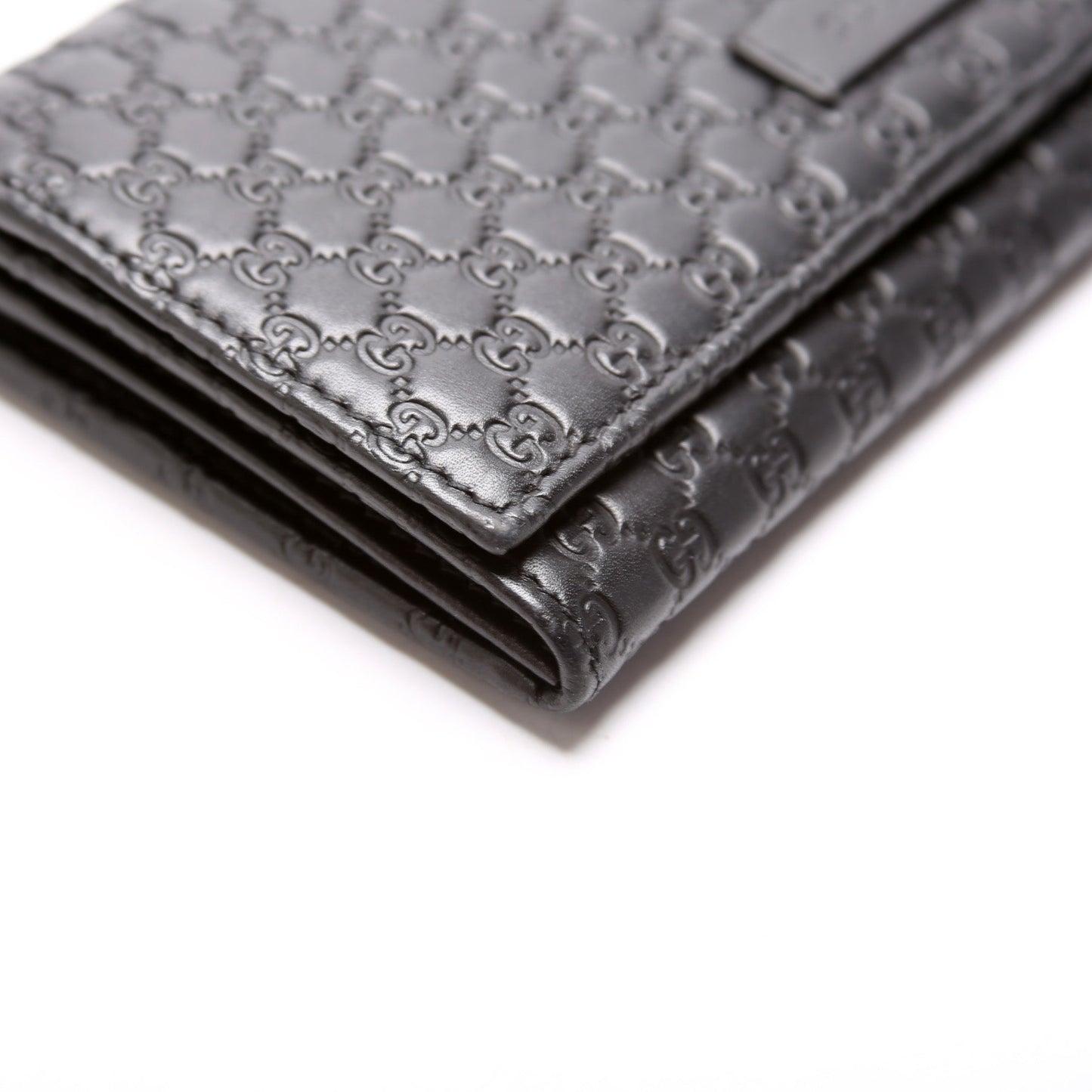 449396 Microguccissima Continental Flap Wallet