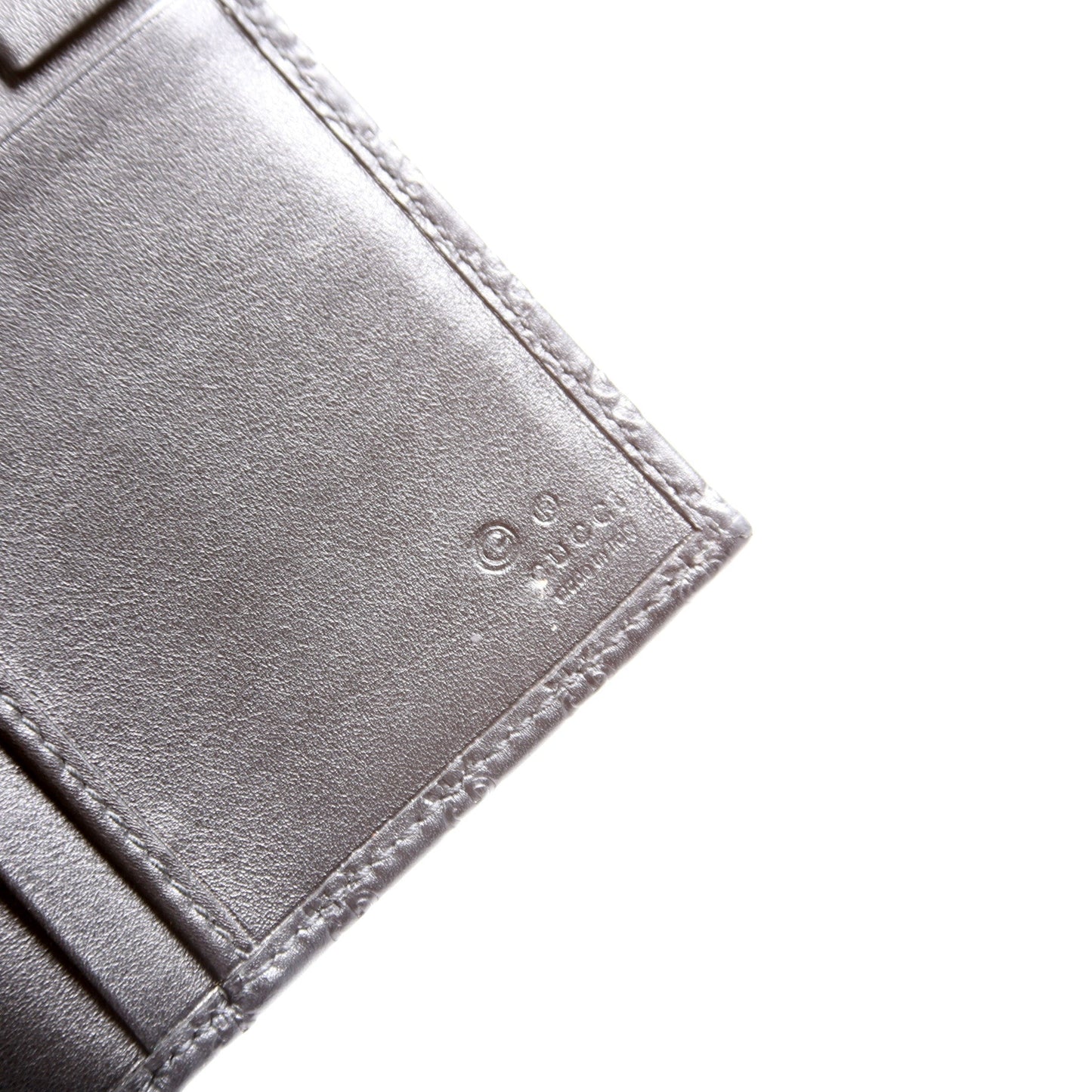 449396 Microguccissima Continental Flap Wallet