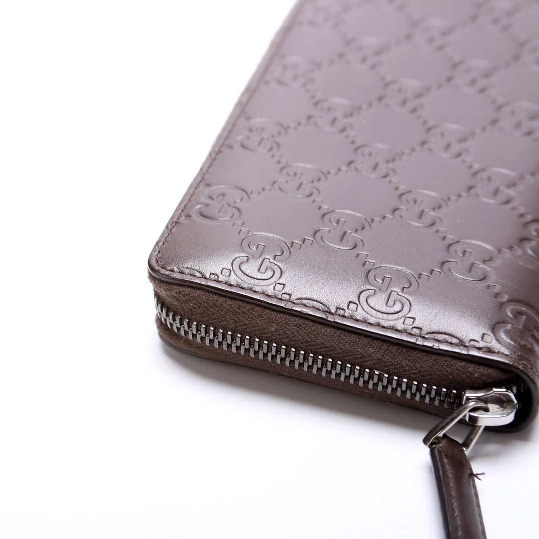 307987 Guccissima Zip Around Wallet
