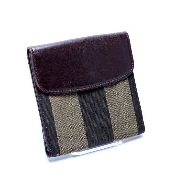 01695 Pequin Canvas Compact Wallet Vintage