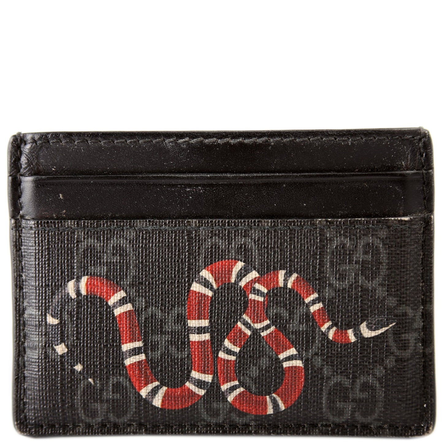 451277 Gucci Supreme Kingsnake Card Holder