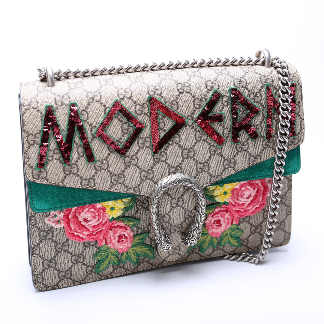 403348 Dionysus Gucci Embroidered Shoulder Medium