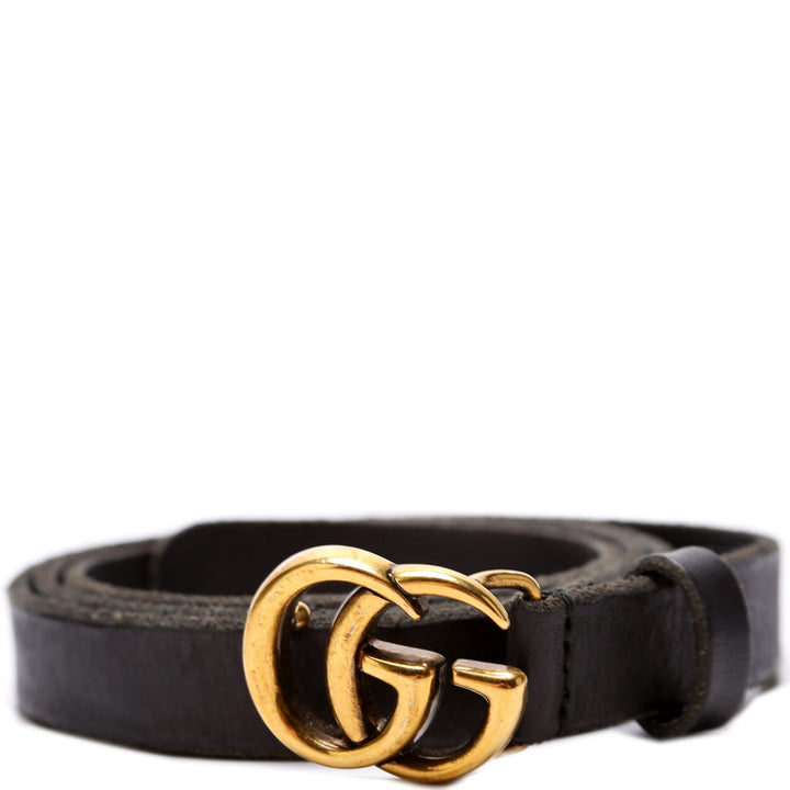 409417 Gucci Marmont Thin Belt Size 95/38