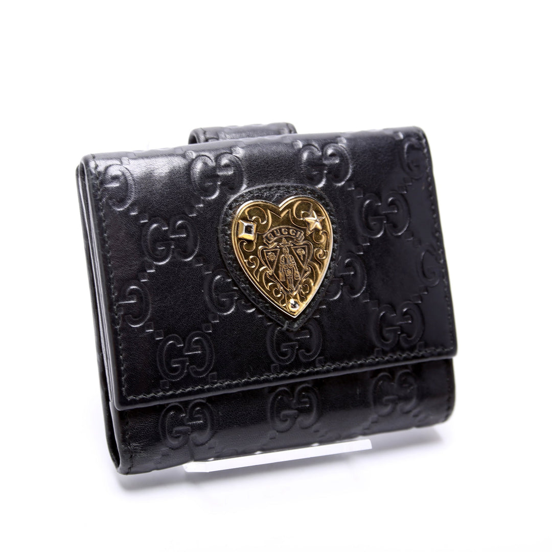 303490 Hysteria Gucci Leather Flap Wallet