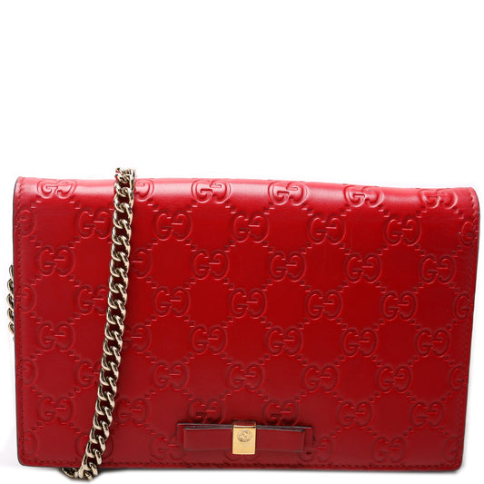 431408 Guccissima Chain Wallet