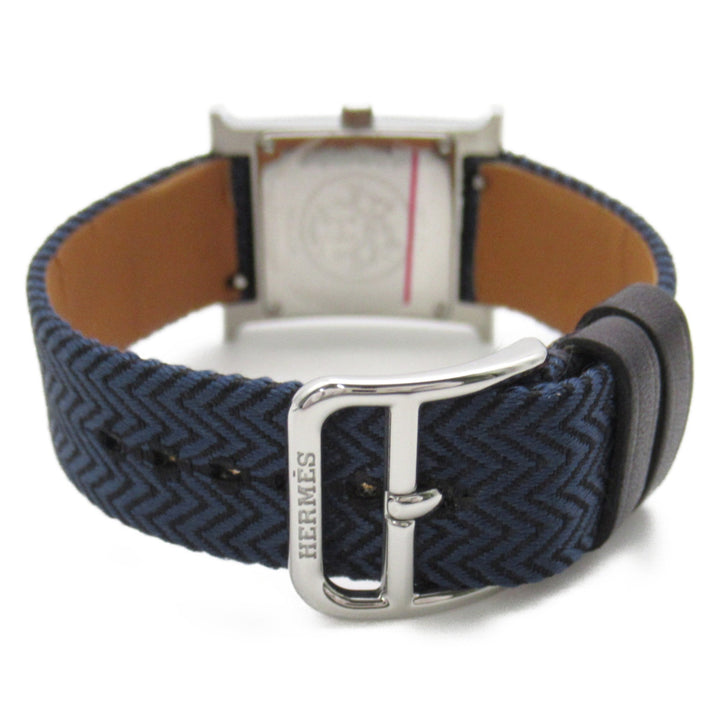HERMES H watch Wrist Watch watch Wrist Watch HH1.210 Quartz White Stainless Steel Leather belt