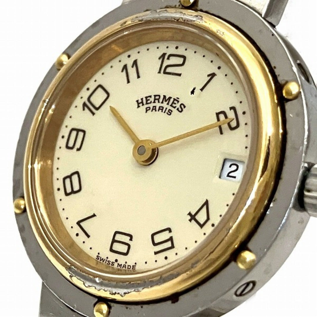 HERMES Clipper CL4.220 Quartz Watch Ladies