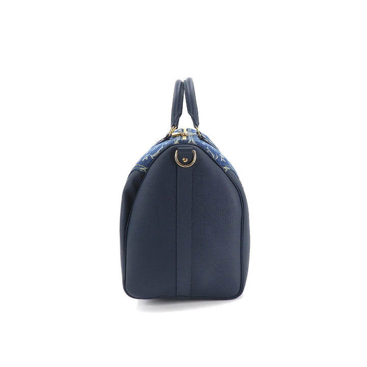 Louis Vuitton Monogram Denim Keepall Bandouliere 50 2way Boston Shoulder Bag NIGO M45975 RFID