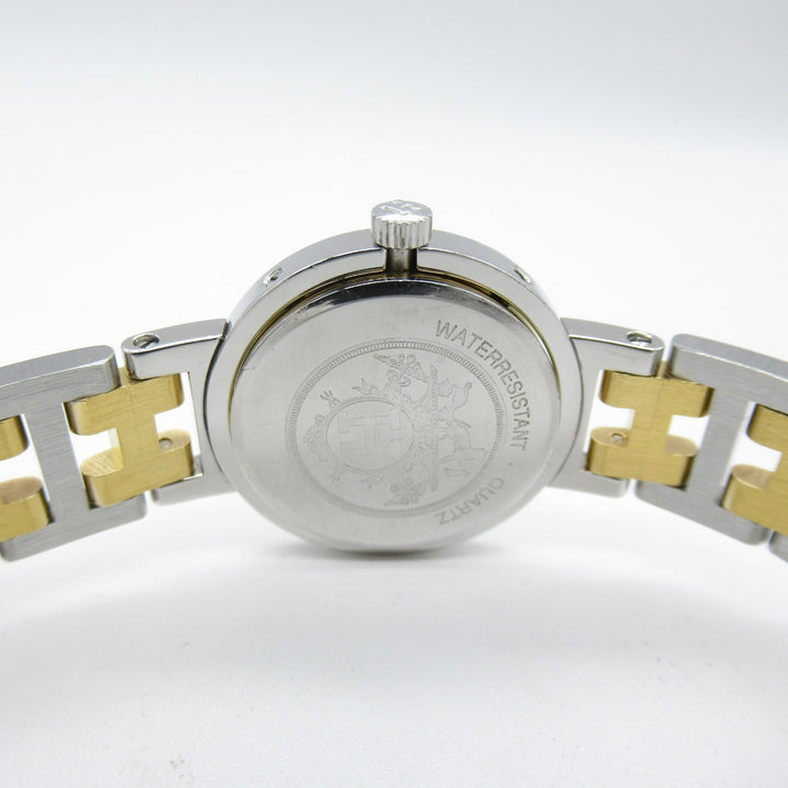 HERMES Clipper Wrist Watch Watch Wrist Watch CL2.440 Quartz White Gold Plated Stainless Steel