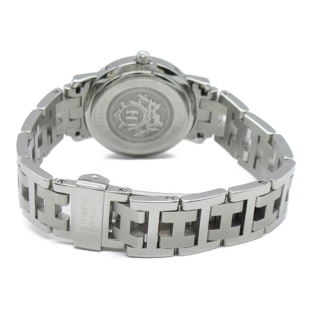HERMES Clipper Wrist Watch Watch Wrist Watch CL4.210 Quartz Blue Stainless Steel
