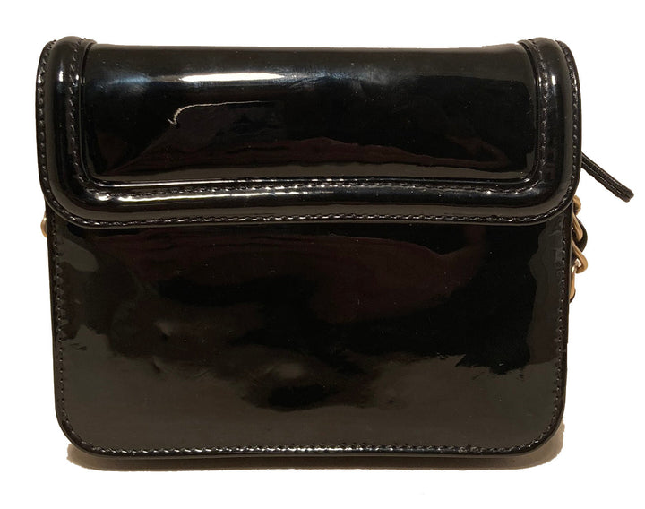 Chanel Mini Black Patent Leather Classic Shoulder Bag