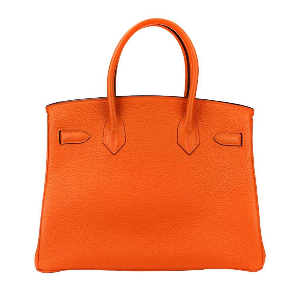Hermes Birkin 30 Orange Bag