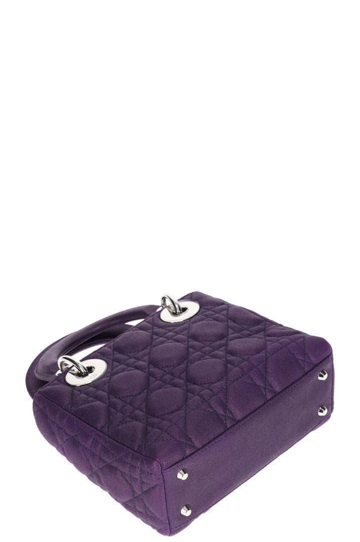 CHRISTIAN DIOR Lady Dior Small Bag Purple