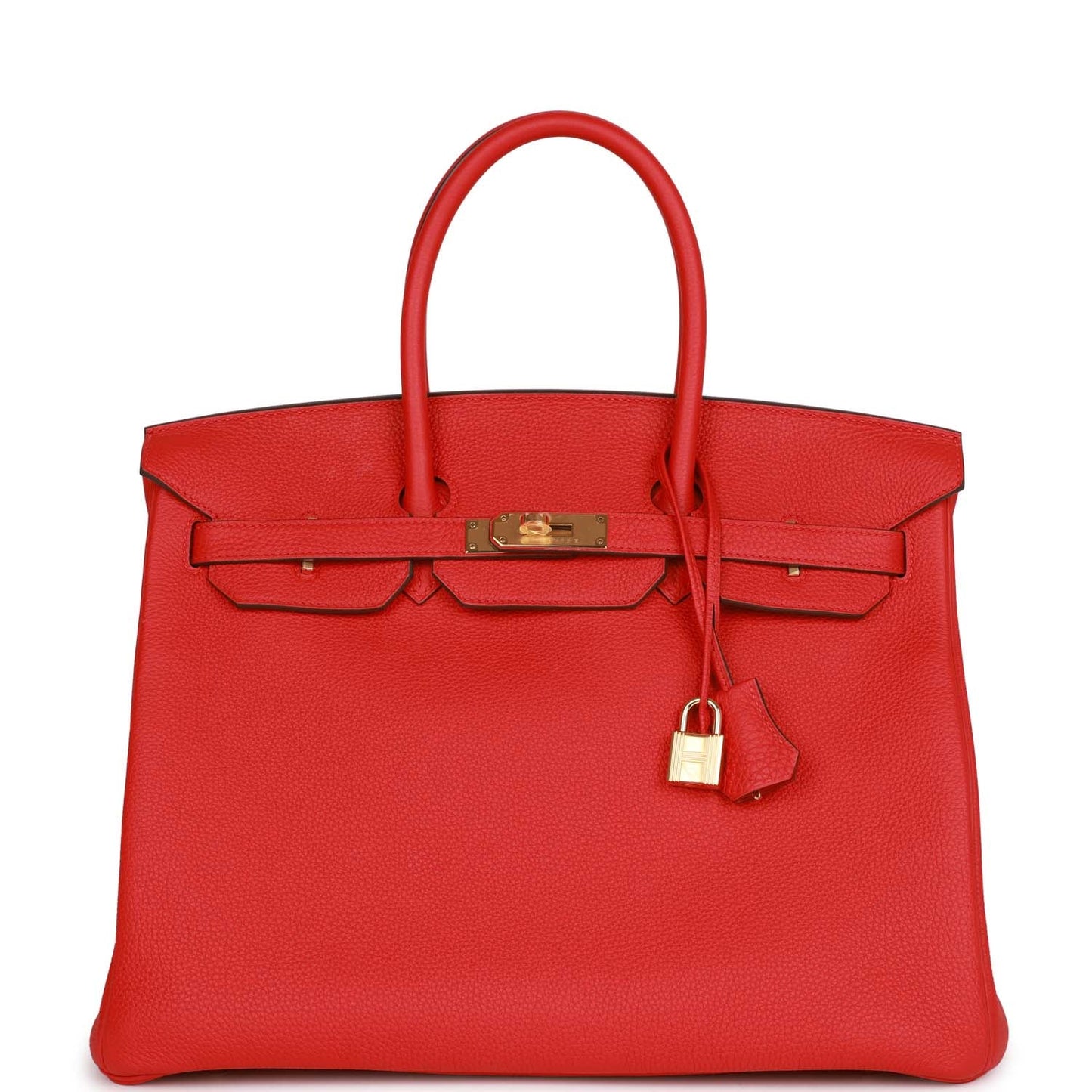 Hermes Birkin 35 Rouge de Coeur Togo Gold Hardware - Deposit