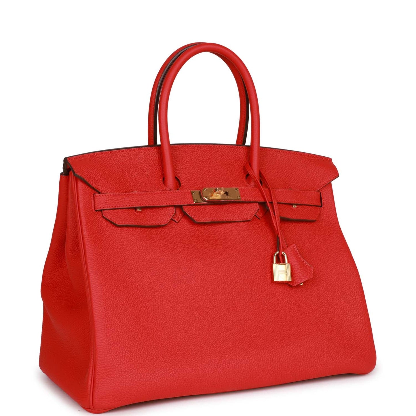 Hermes Birkin 35 Rouge de Coeur Togo Gold Hardware - Deposit