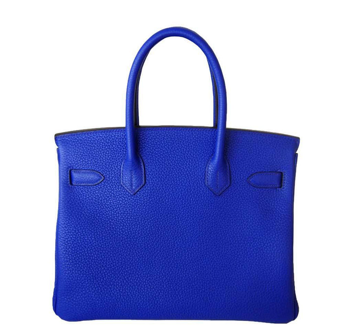 Hermes Birkin 30 Blue Electric Candy Bag
