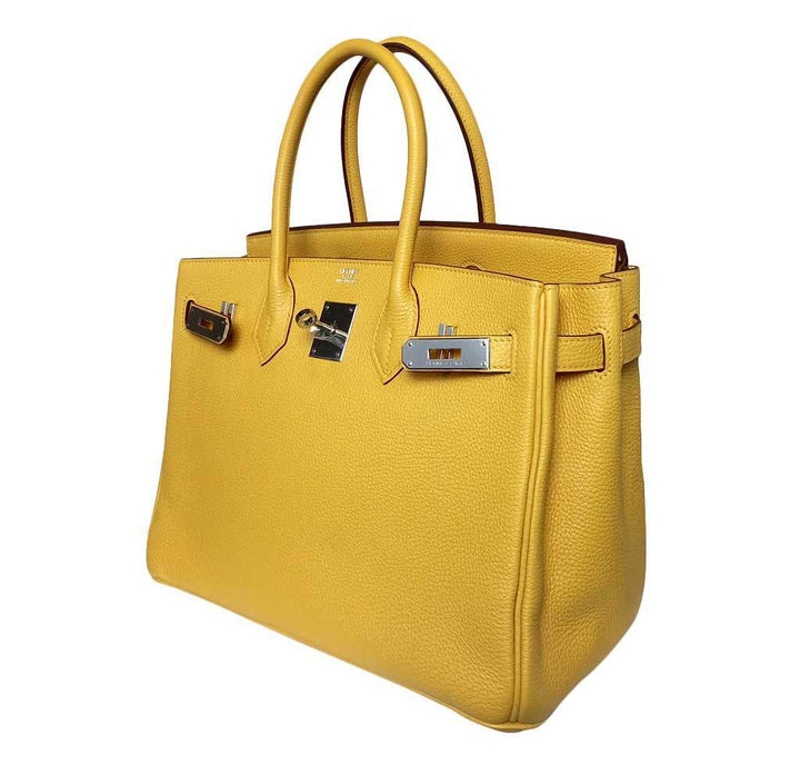 Hermes Birkin 30 Soleil Yellow Bag