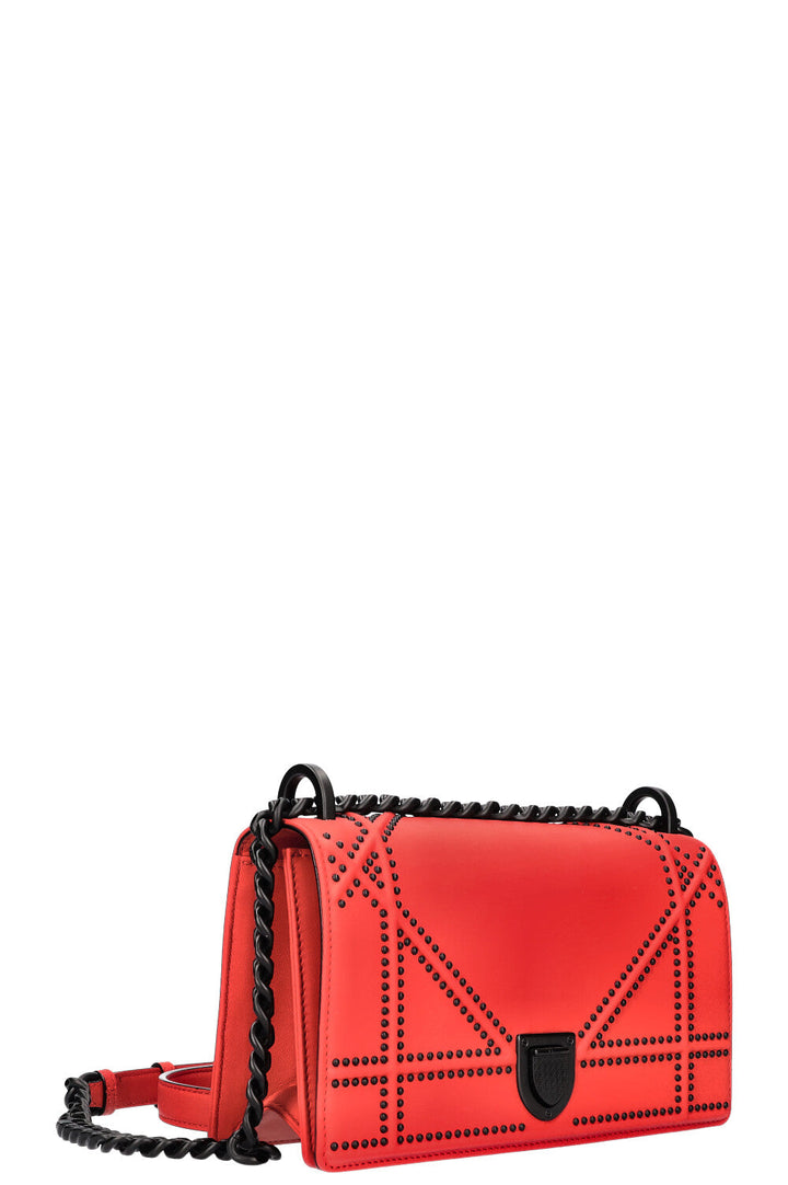 CHRISTIAN DIOR Diorama Handbag Matte Red